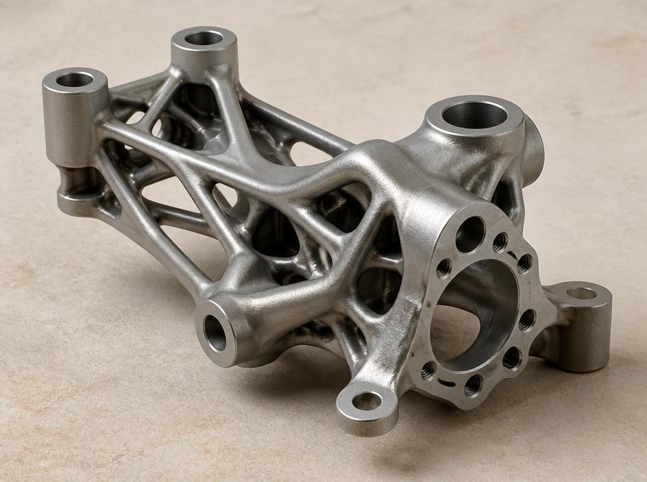 Precision manufactured metal component